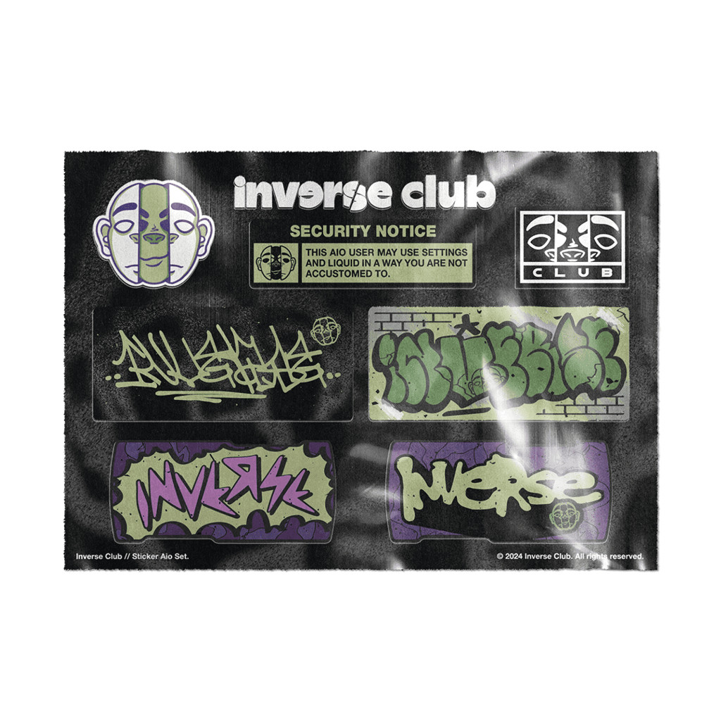 

*PromoTerjangkau* Inverse Club Set Aio Garskin Wrap Stiker Premium / X Casing Case COD