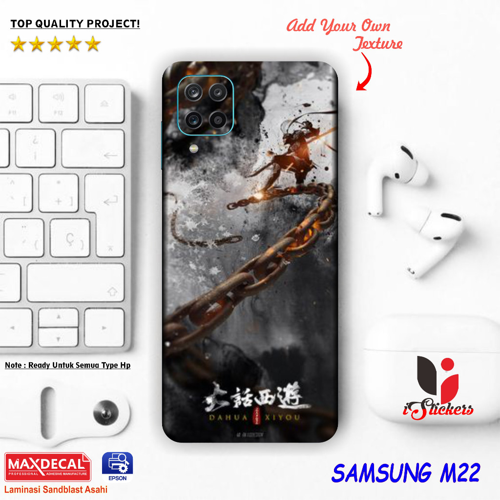 

*PromoTerjangkau* Stiker Samsung M22 Bonus 1 Yang Anda Cek Dulu Garskin Wrap Premium / X Casing Case COD
