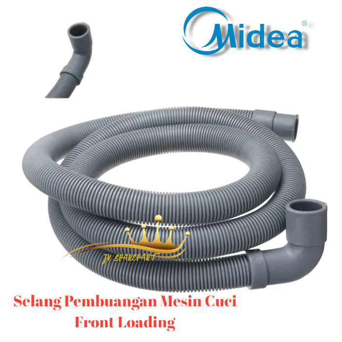 [PROMO] MIDEA FRONT LOADING 2M SELANG PEMBUANGAN MESIN CUCI FRONT LOADING MIDEA