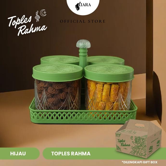 CJP Kiara - Toples Rahma Toples Lebaran minimalis plastik Set Nampan