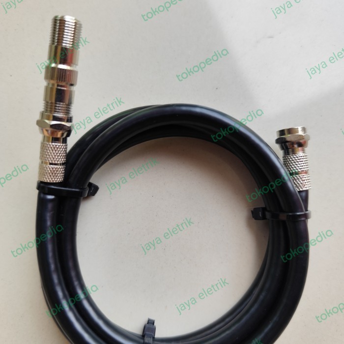 KABEL ANTENA TV RG6 + KONEKTOR F DAN SAMBUNGAN ANTENA MULTI FUNGSI RESTOCK