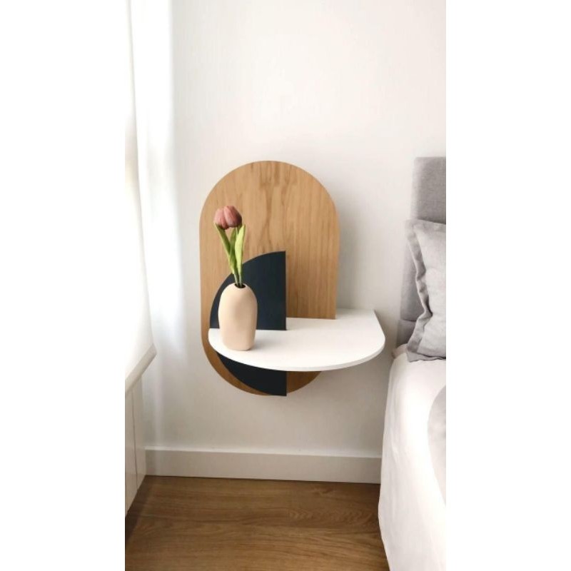 Nakas Gantung, Nakas Simple, Nakas bed, Meja Bed, Meja Gantung, Gantungan Aesthetic