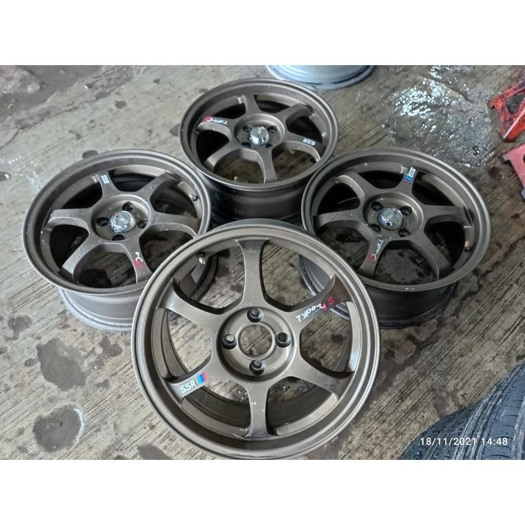 Velg Bekas Mobil Ssr Typr C Ring 16 Cocok Di City Brio Agya Ayla Jazz Brio Mobilio