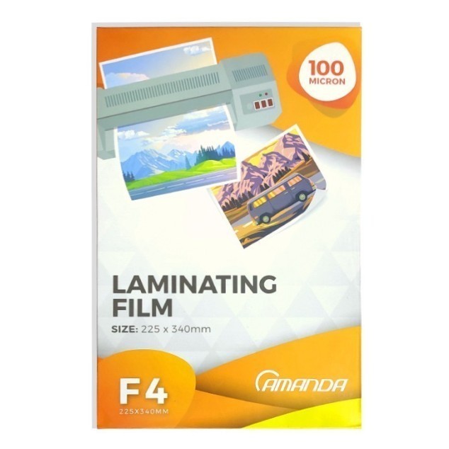 

Plastik Laminating F4 100 Micron Amanda Laminating Folio