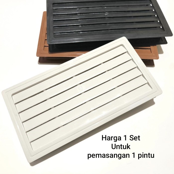 Jalusi Lubang Pintu Angin Kamar Mandi Pvc Standar
