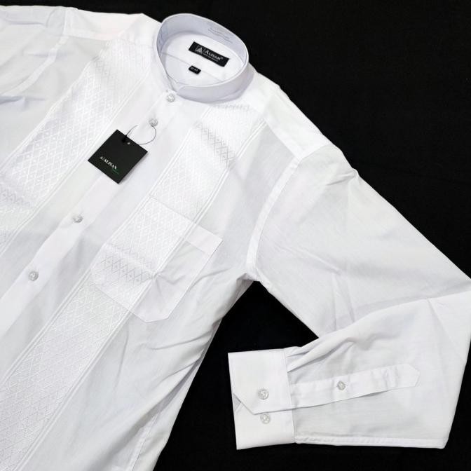 Baju Koko Putih LENGAN PANJANG REGULER ( ORIGINAL 100 % ALISAN ) Terlaris