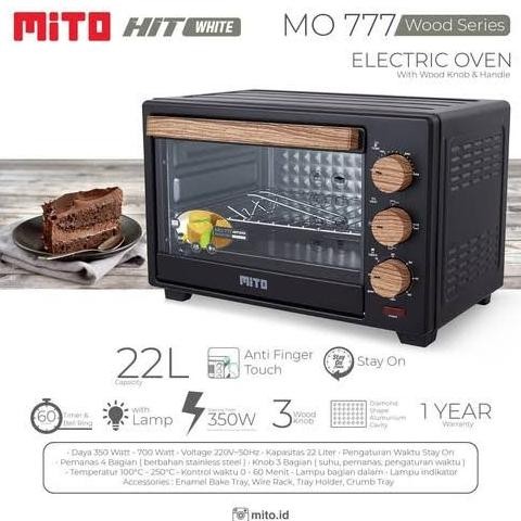 Mitochiba oven listrik mo-777 Low watt hemat listrik - 22 Liter