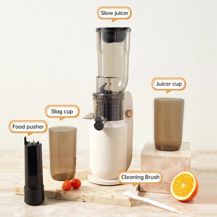Slow Juicer Buah Tanpa Ampas X2000 Blender Buah Jus Membuat Es Krim