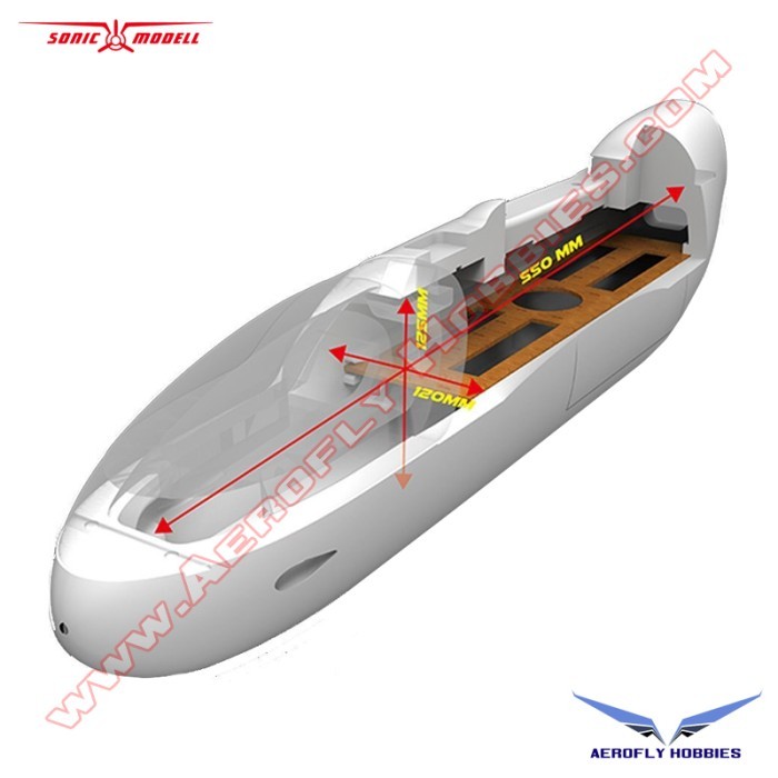 Sonicmodell Sky Hunter 1800mm Long Range UAV Mapping Frame Kit Only