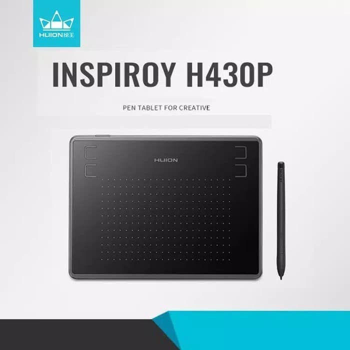 Huion Pentab Drawing Tablet Pen Support Android Mac Window H430P ORI