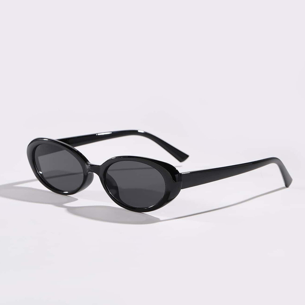 Vintage Oval Sunglasses Women Luxury Brand Designer Small Oval Sun Glasses Retro Black Red Glasses
