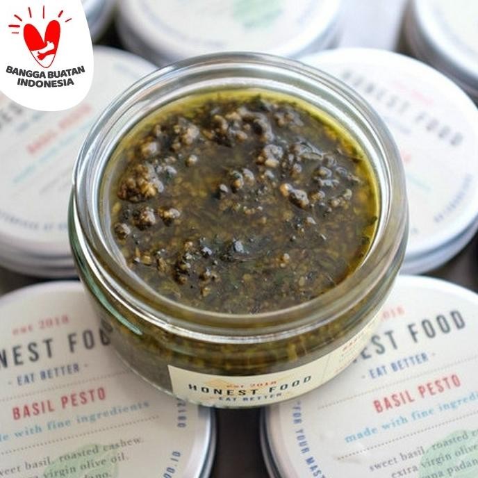 

BASIL PESTO Honestfood - Selai Saus Basil