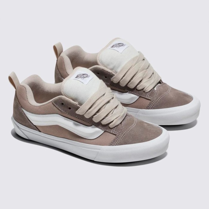 SEPATU VANS OFF THE WALL KNU SKOOL MESH GRAY MULTI