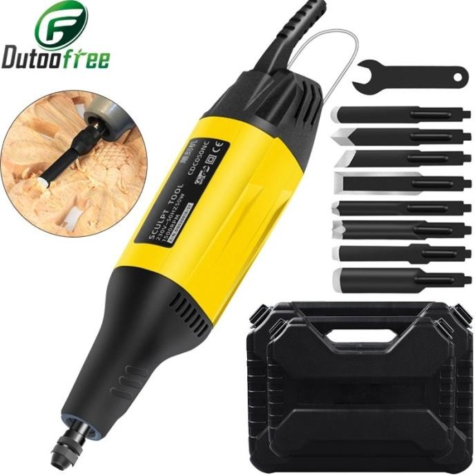 

PROMO 220V Set Alat Ukir Pemotong DIY Pena Pengukir Elektrik Furnitur