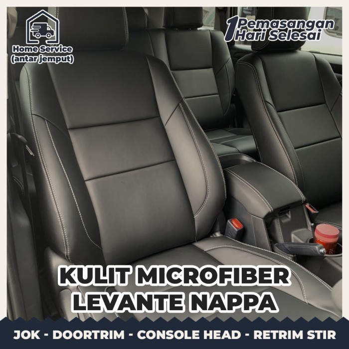 Sarung Jok Paten Mobil Honda HRV Kulit Microfiber Vision Levante