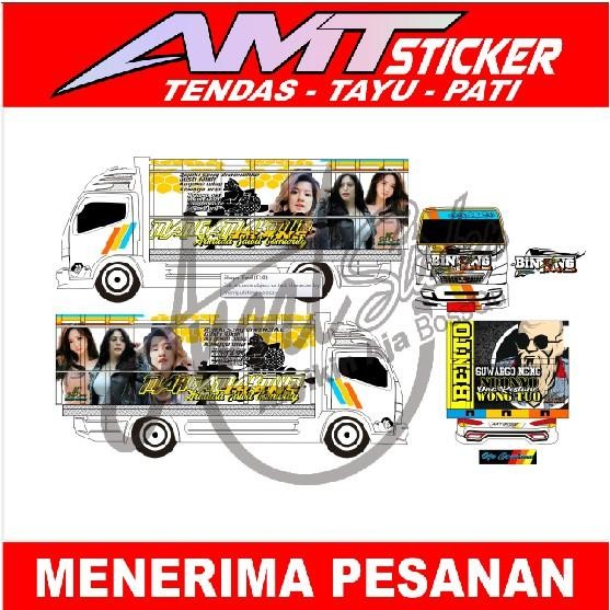 [Terlaris] Stiker Decal Full Body Canter Full Body Giga Stiker Full Body Truk Stiker Decal Truk