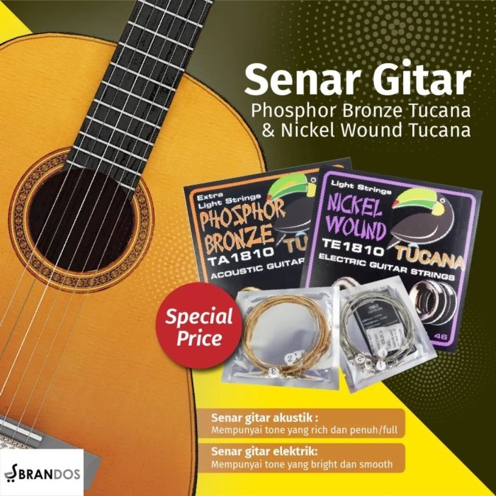 Senar Gitar Akustik (010-047) Phosphor Bronze Tucana TA1810