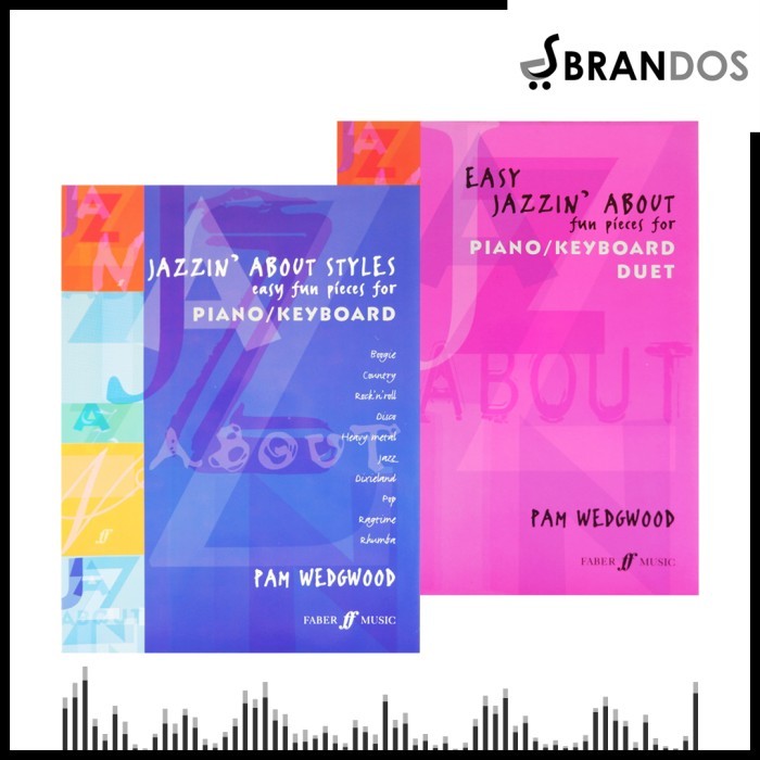 Buku Musik Piano Keyboard Lagu Pop Jazz Boogie Solo Duet Pam Wedgwood