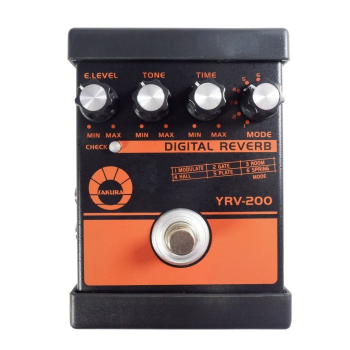 Efek Gitar DIGITAL REVERB Elektrik Bass Guitar Pedal Sakura YRV-200