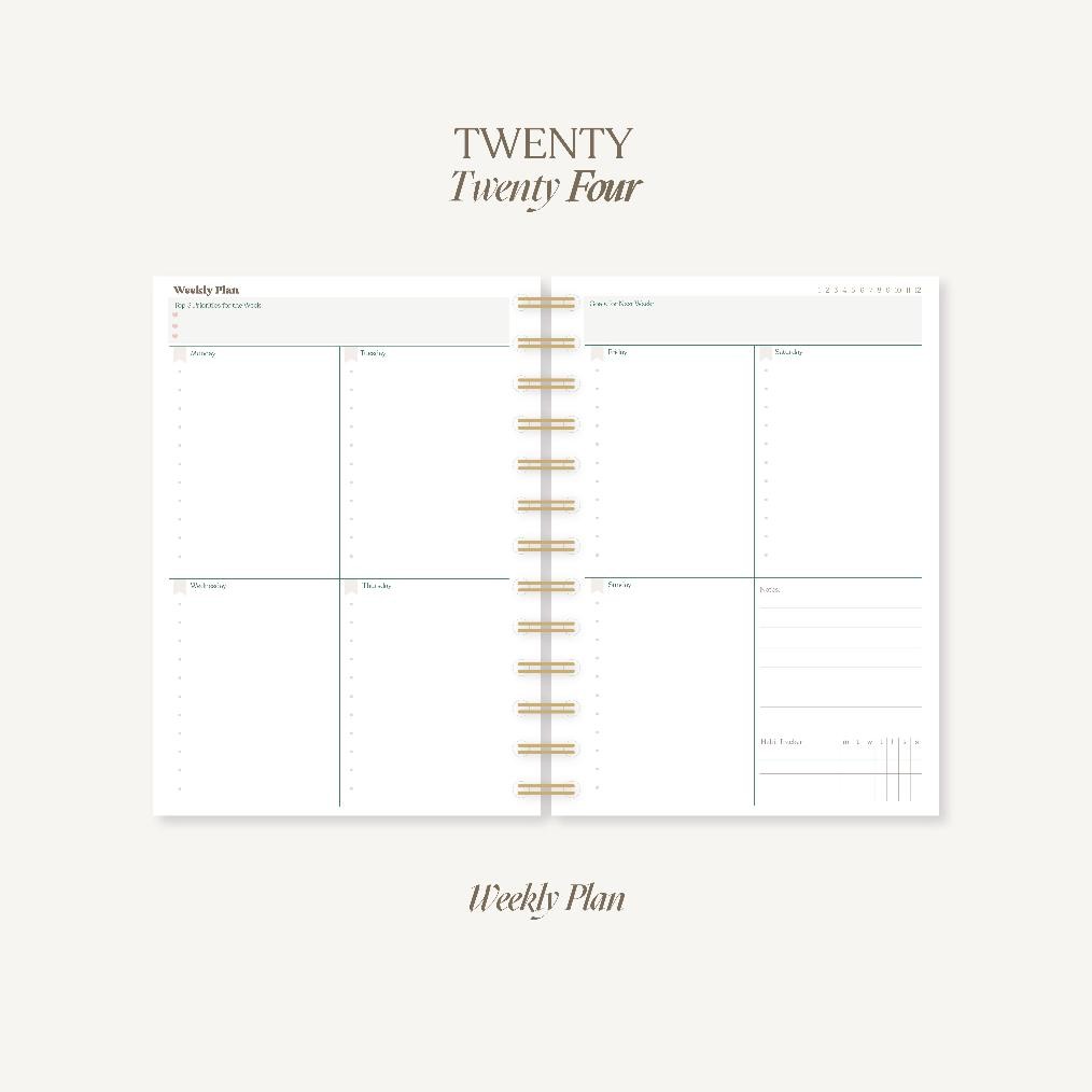 

TERMURAH Paperie Lab - 2024 Weekly Planner Agenda LI34
