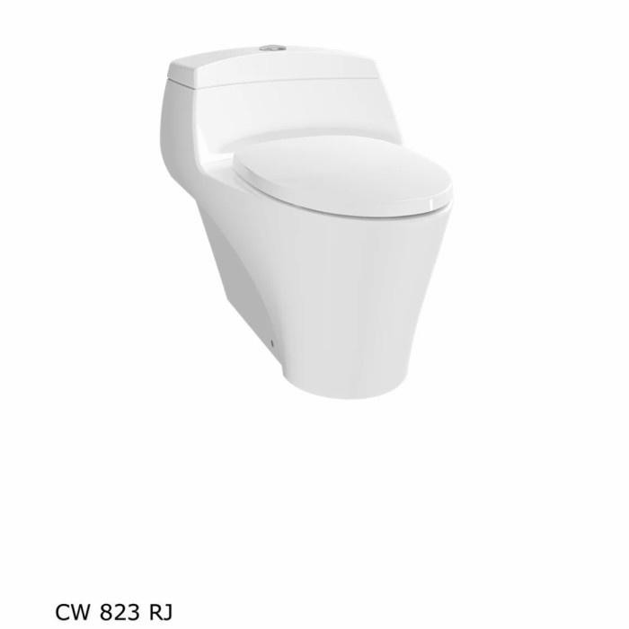 Closet Duduk Toto Cw823Rj/Rimles One Piece Toilet Toto Cw 823 Rj Ory