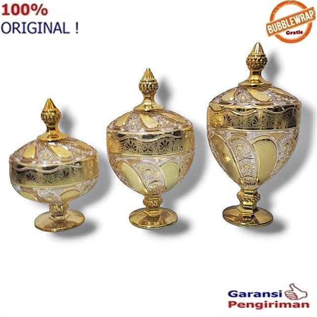 Toples Kaca Kristal Toples Piala Set Toples Lebaran Set Homeline SM500