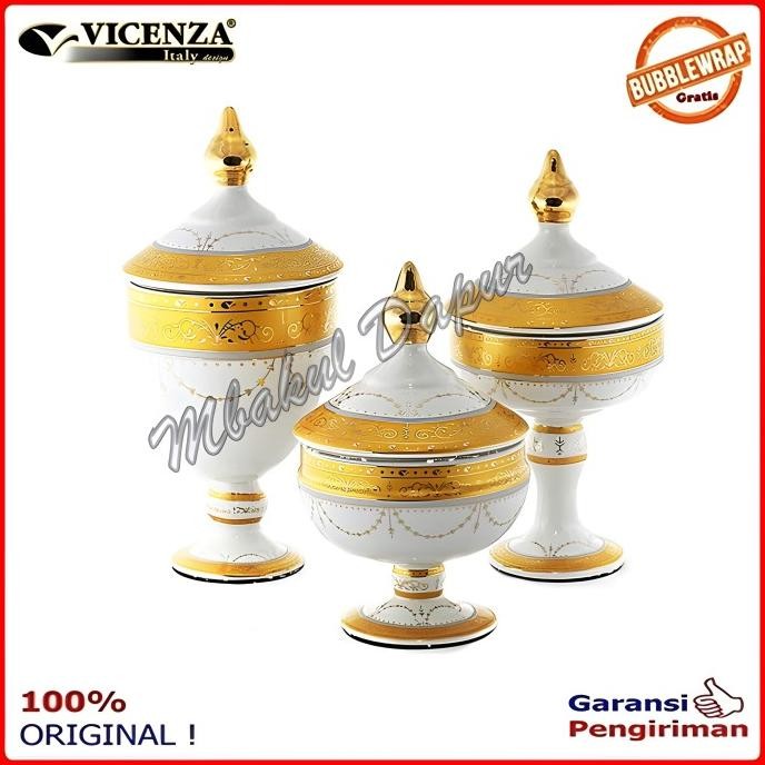 Toples Lebaran Set Toples Piala Set Toples Keramik Vicenza TCRt 383