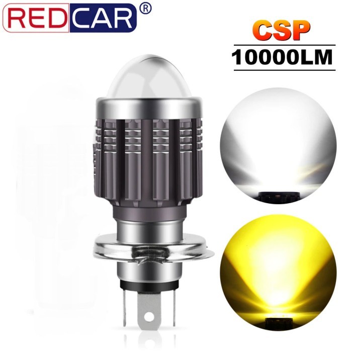 LAMPU MOTOR SUPER TERANG H4 LED HEADLIGHT 10000LM CSP 1 PCS