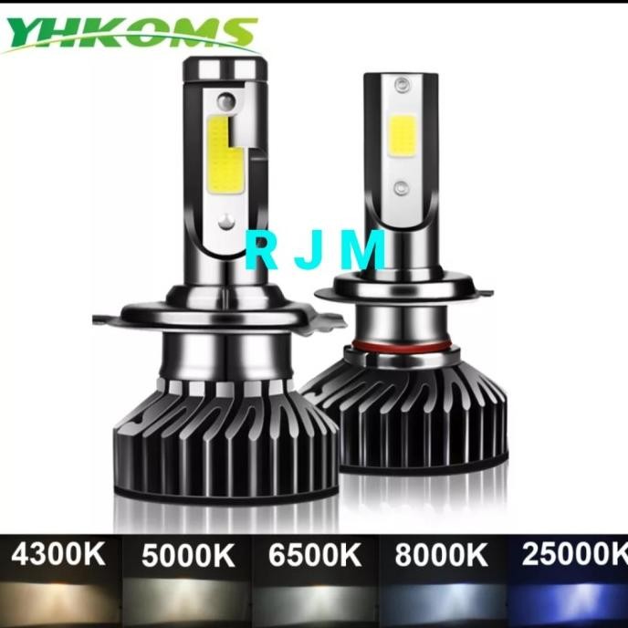 Diskon Lampu Bohlam LED H4 6500K Merk YHKOMS run-j4 Segera Beli