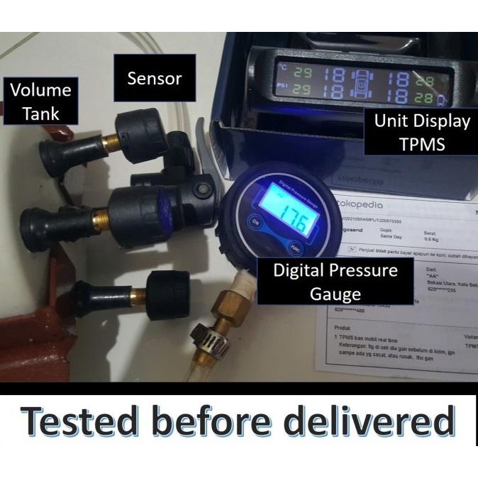 TPMS ban mobil real time