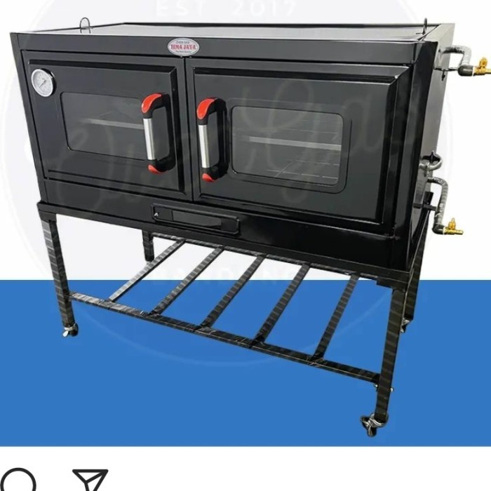 PROMO oven gas bima 12060+ termometer