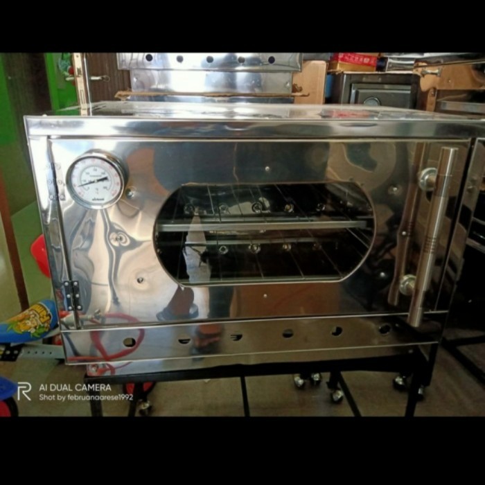 PROMO OVEN GAS STAINLESS 75X50X50 SEMI BANDUNG MERK BIMA BERKAH BERGARANSI