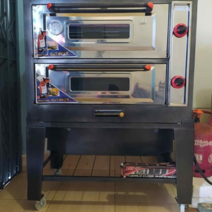 PROMO OVEN GAS ZEPPELIN 90 BLACK OVEN PEMANTIK OTOMATIS+LOYANG AMBIL DI TOKO