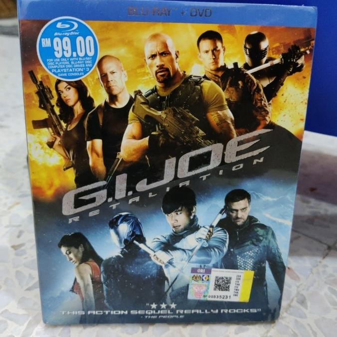 Promo Dvd Blu-Ray Gi Joe Retaliation Original Bnib
