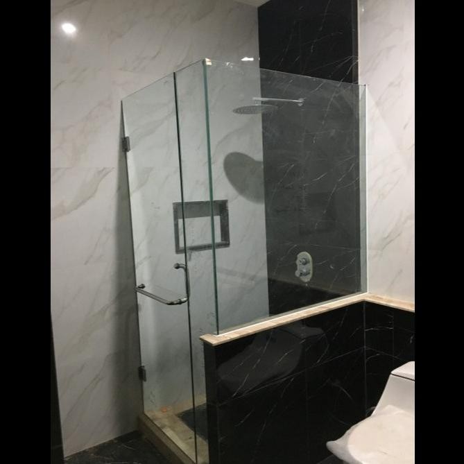 Shower box Partisi kaca wc