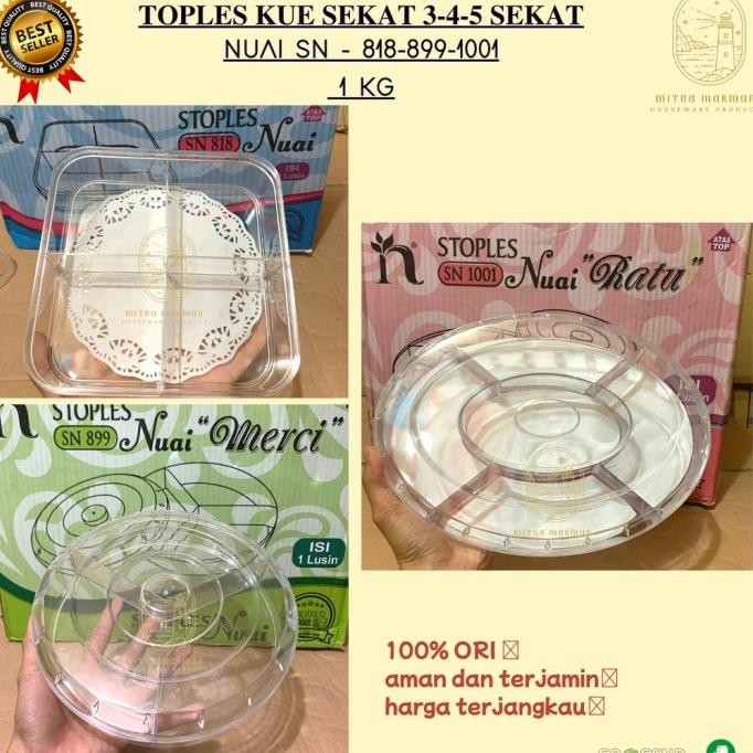  TOPLES KUE KERING BULAT 3-4-5 SEKAT NUAI SN 818 SN 899 SN 1001 / TOPLES LEBARAN BULAT KOTAK OVAL @ 