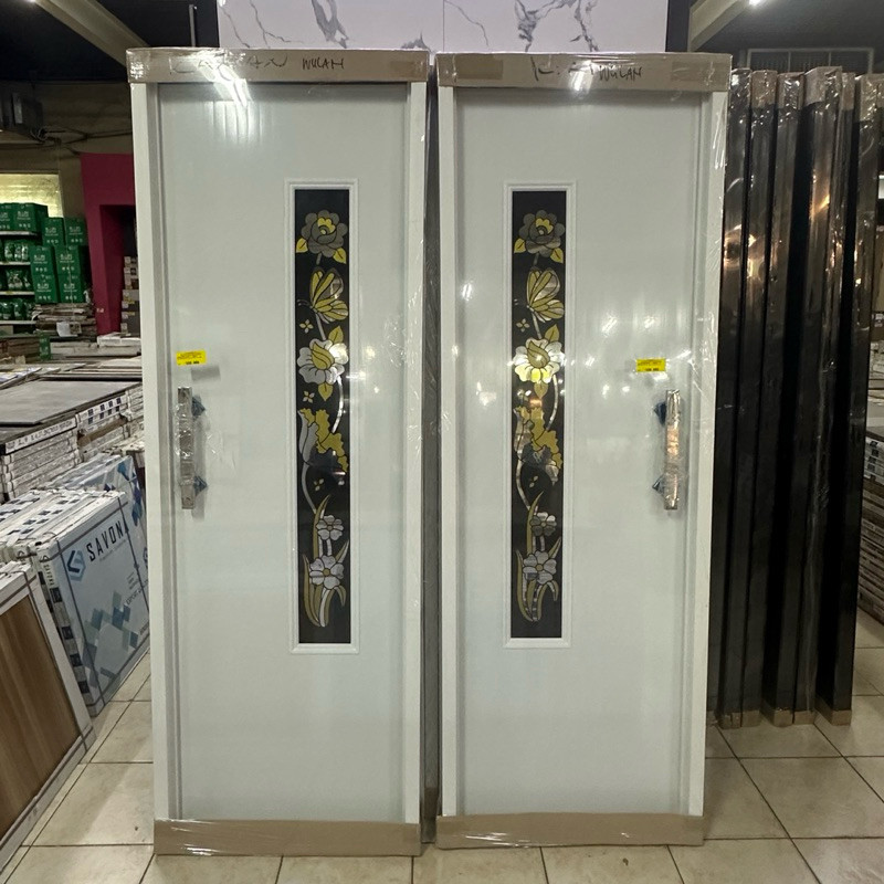 Pintu PVC Kamar Mandi Kaca Wulan 70x195 cm Pintu PVC
