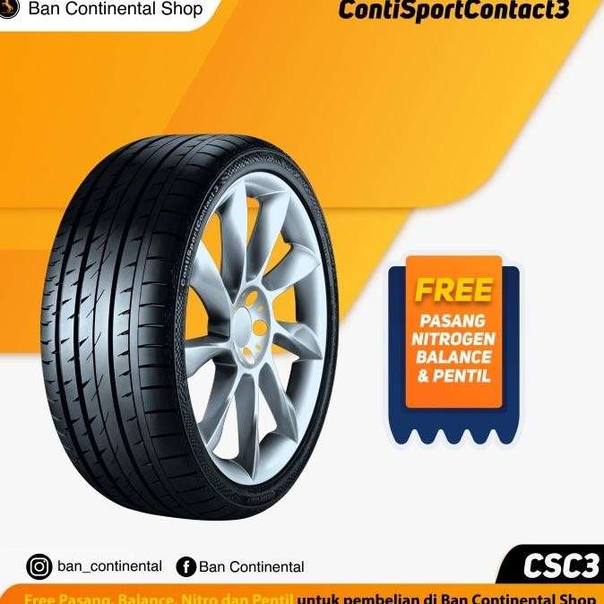 Ban Continental CSC3 205/45 17 RFT Ban Mobil R17 (Tahun 2017)