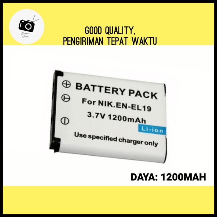 Baterai Nikon Coolpix S5200 S6600 S6400 S6500 - Batre Battery Oem