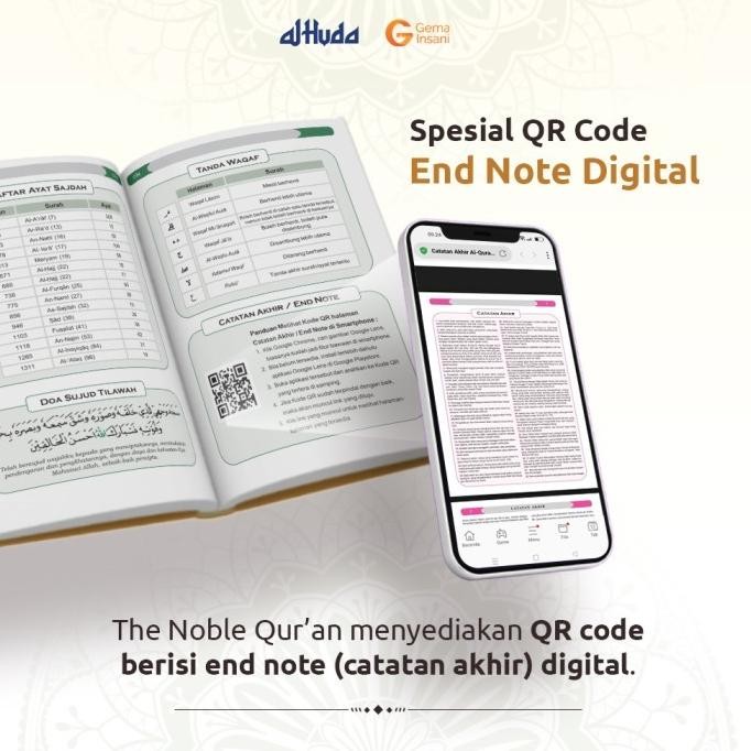 The Noble Qur'an - Al-Quran Terjemahan Bahasa Indonesia dan Inggris Plus Transliterasi Arab Latin - 