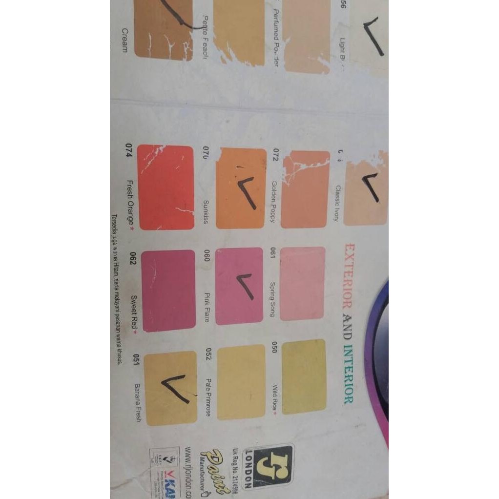 Promo cat tembok RJ SUPER 4.5kg COD