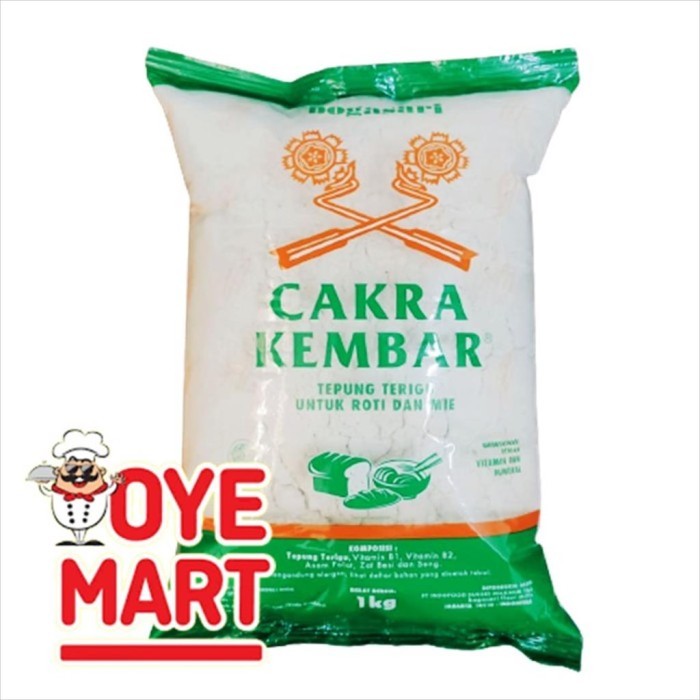 

BOGASARI TEPUNG TERIGU CAKRA KEMBAR 1KG