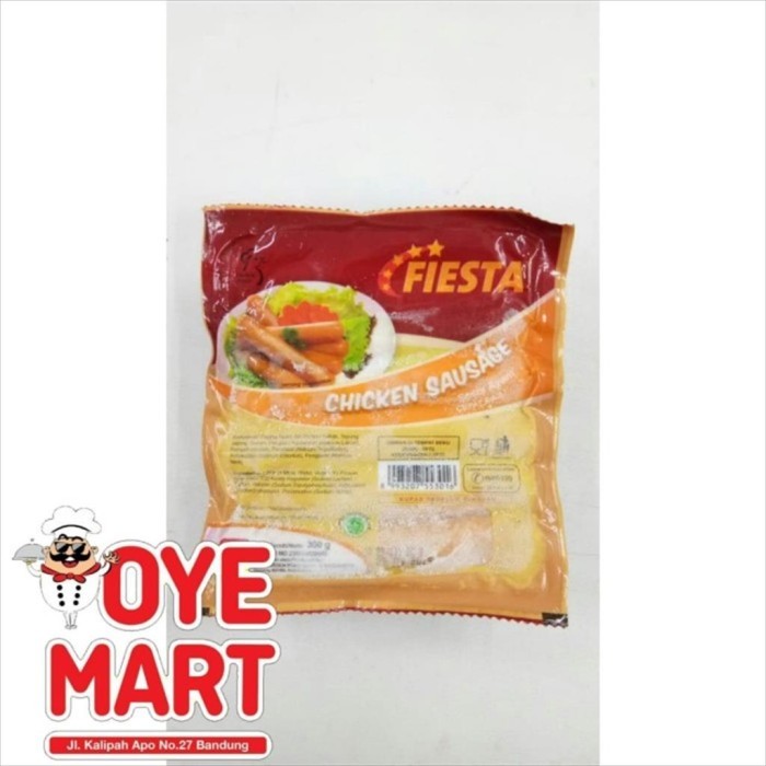 

FIESTA CHICKEN SAUSAGES 300GR SOSIS AYAM ISI 9