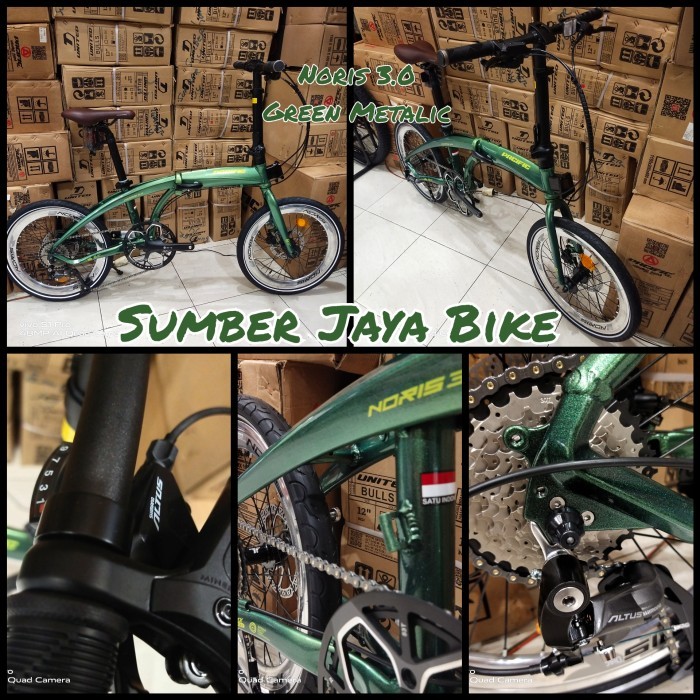 BARU Sepeda Lipat 20 inch PACIFIC NORIS 3.0 HYDROLIC & FRONT BLOCK