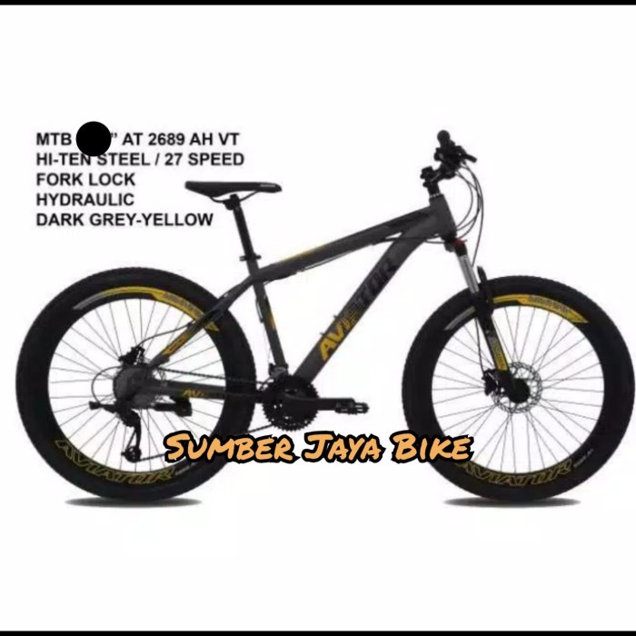 BARU Sepeda Gunung MTB 26 Inch Aviator AT 2689 VT Hydrolic