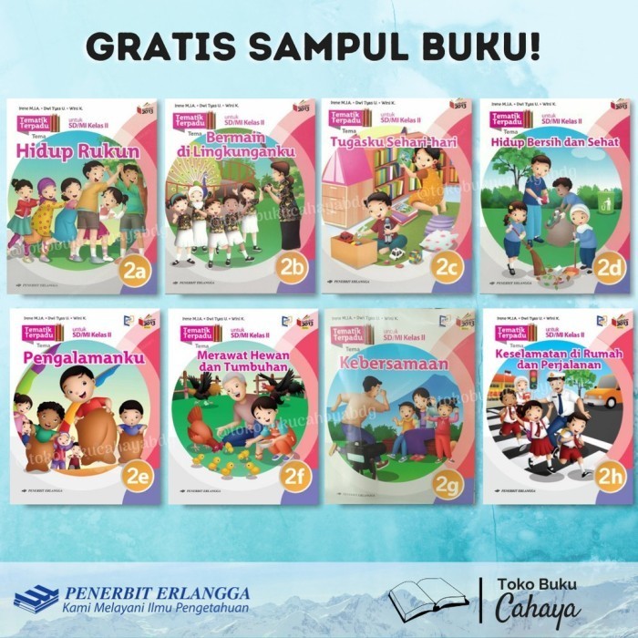 

GRATIS ONGKIR BUKU TEMATIK TERPADU SD/MI KELAS 2A 2B 2C 2D 2E 2F 2G 2H K13n ERLANGGA