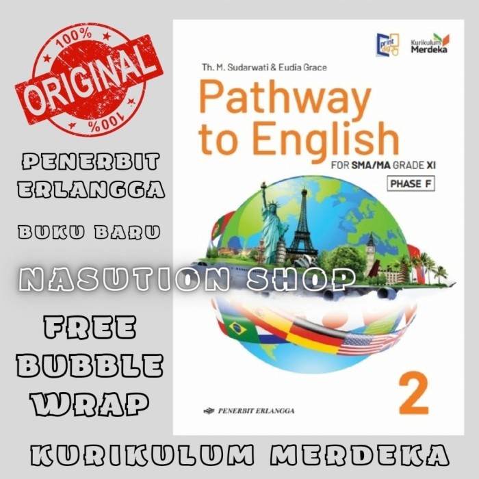 

DISKON Buku Pathway To English Kelas 2 / Xl 11 SMA Erlangga Kurikulum Merdeka