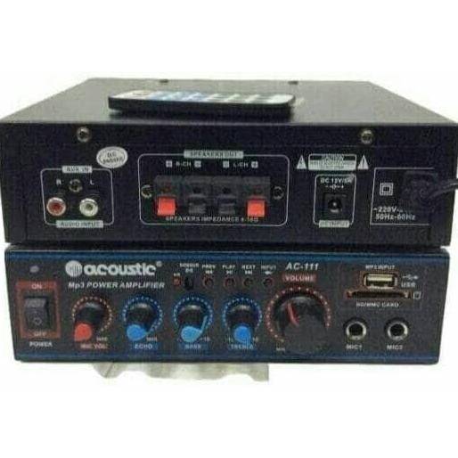 Grosir Amplifier Acoustic Ac.111 Usb,Radio Karauke,Ac/Dc
