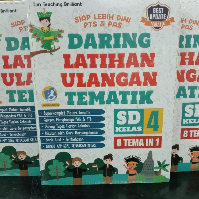 

BERKUALITAS Buku Latihan Soal Ulangan Kls Kelas 4 SD MI Lengkap