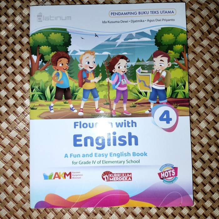 

BERKUALITAS Flourish with ENGLISH SD kelas 4, Kurikulum Merdeka, Tiga Serangkai